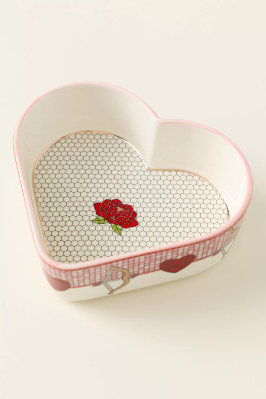 bistro tile steingut-ramekin valentinstagsedition
