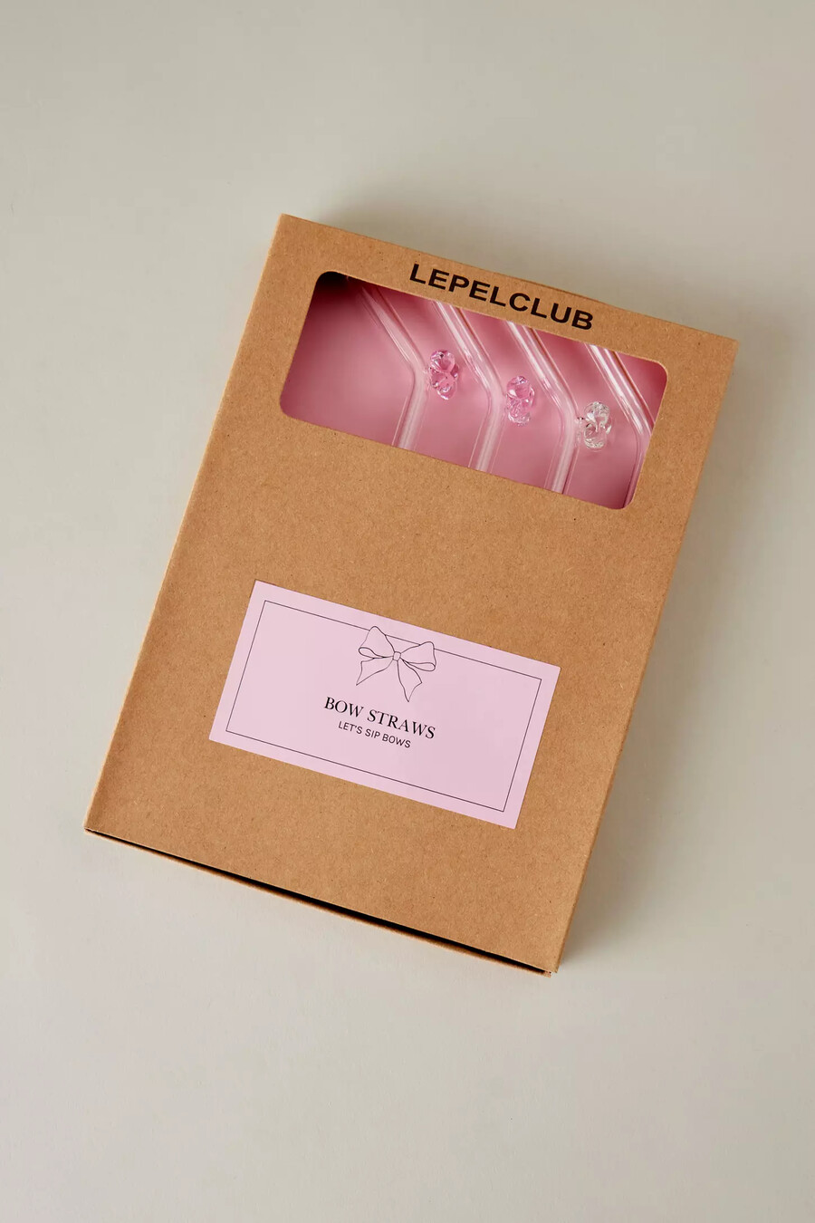 lepelclub bow straws 4er-set