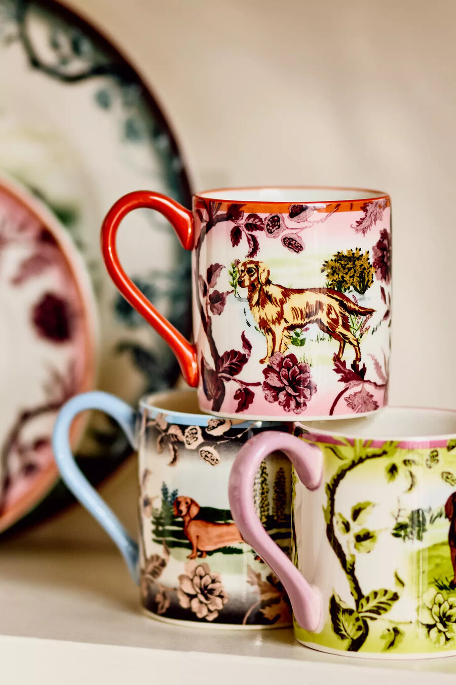 espressotasse und untertasse aus portobello-steingut