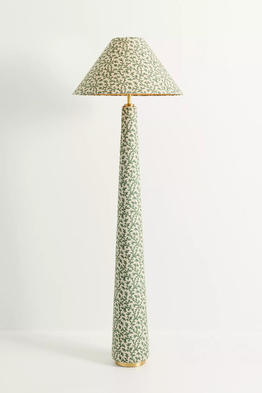 lulu judarn empire-stehlampe mit stoffbezug