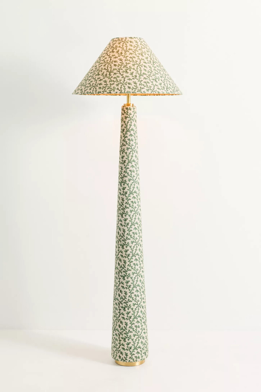 lulu judarn empire-stehlampe mit stoffbezug