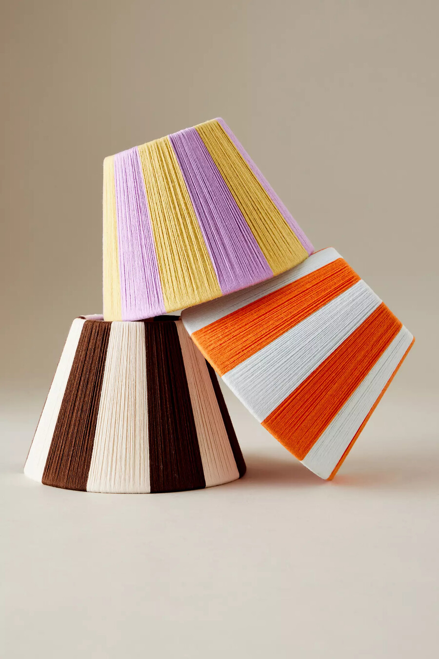 loving string empire lampenschirm aus gewebter baumwolle