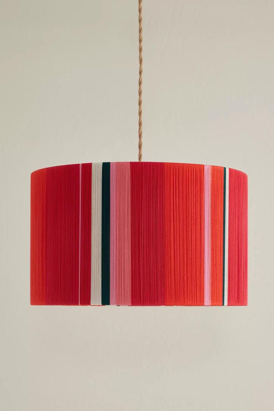 loving string xl lampenschirm aus gewebter baumwolle