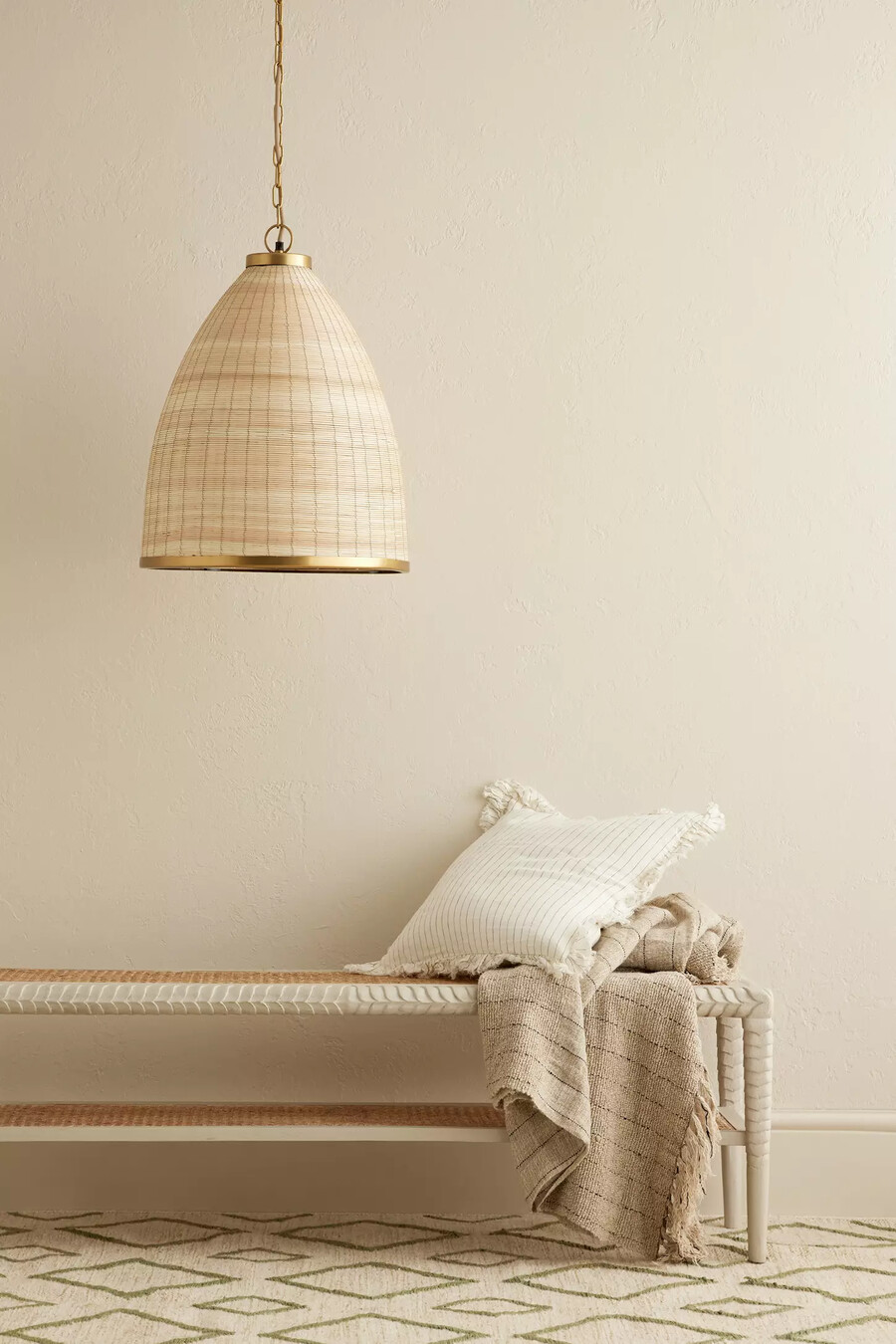 birdie fortescue rattan-pendellampenschirm