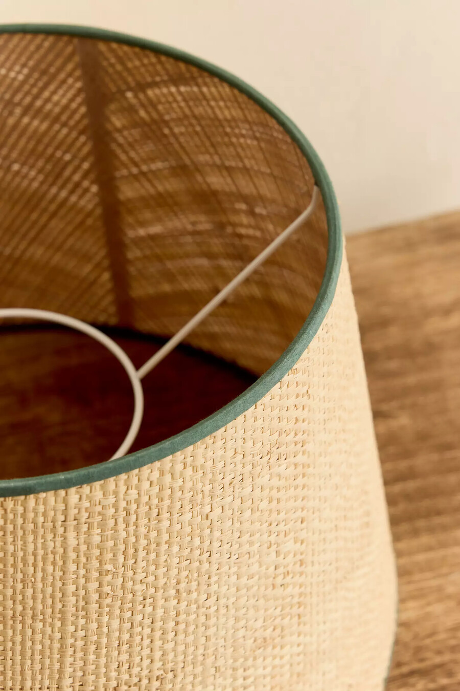 birdie fortescue seema raffia lampenschirm