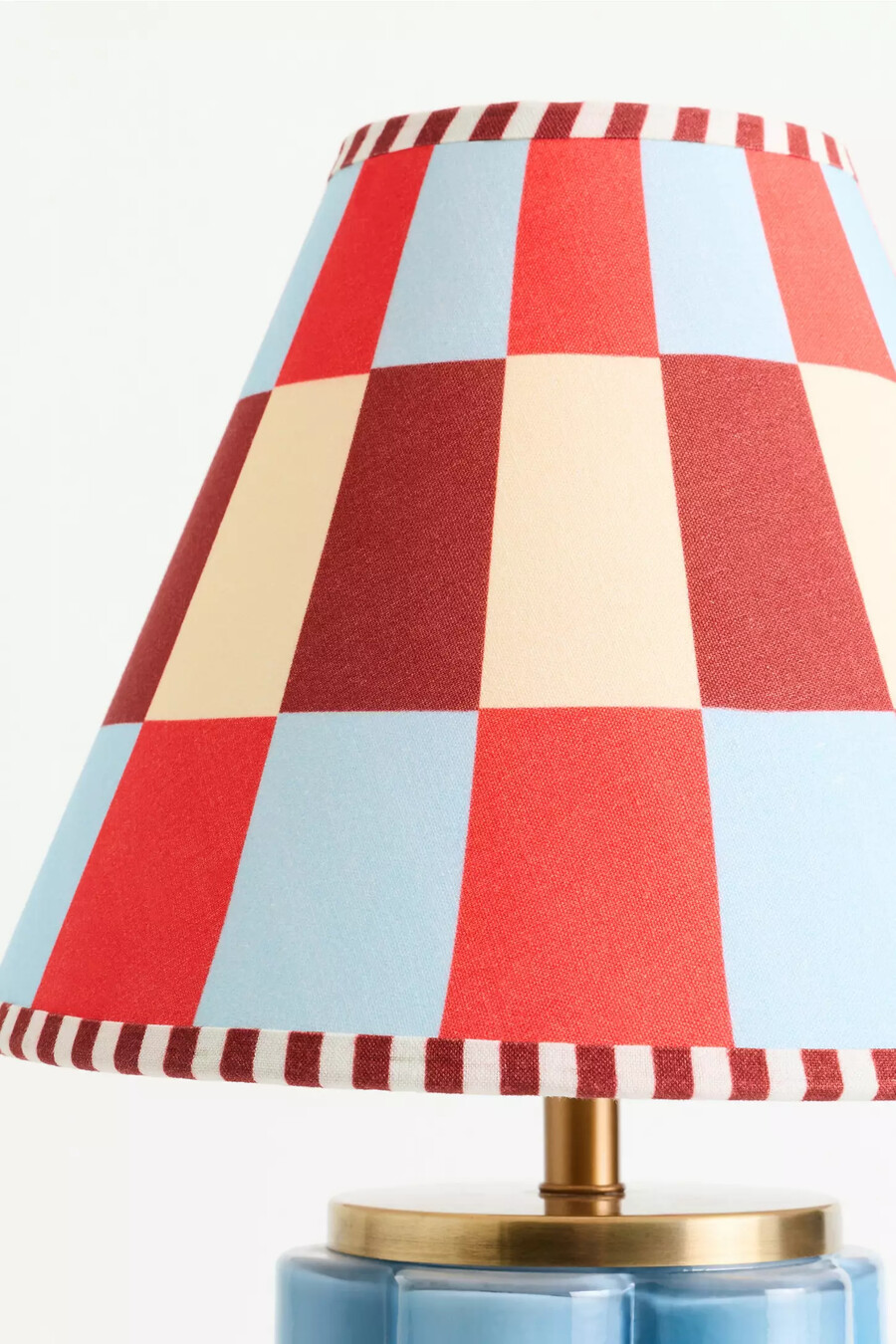 lampenschirm „empire mit geometrischem muster damson madder