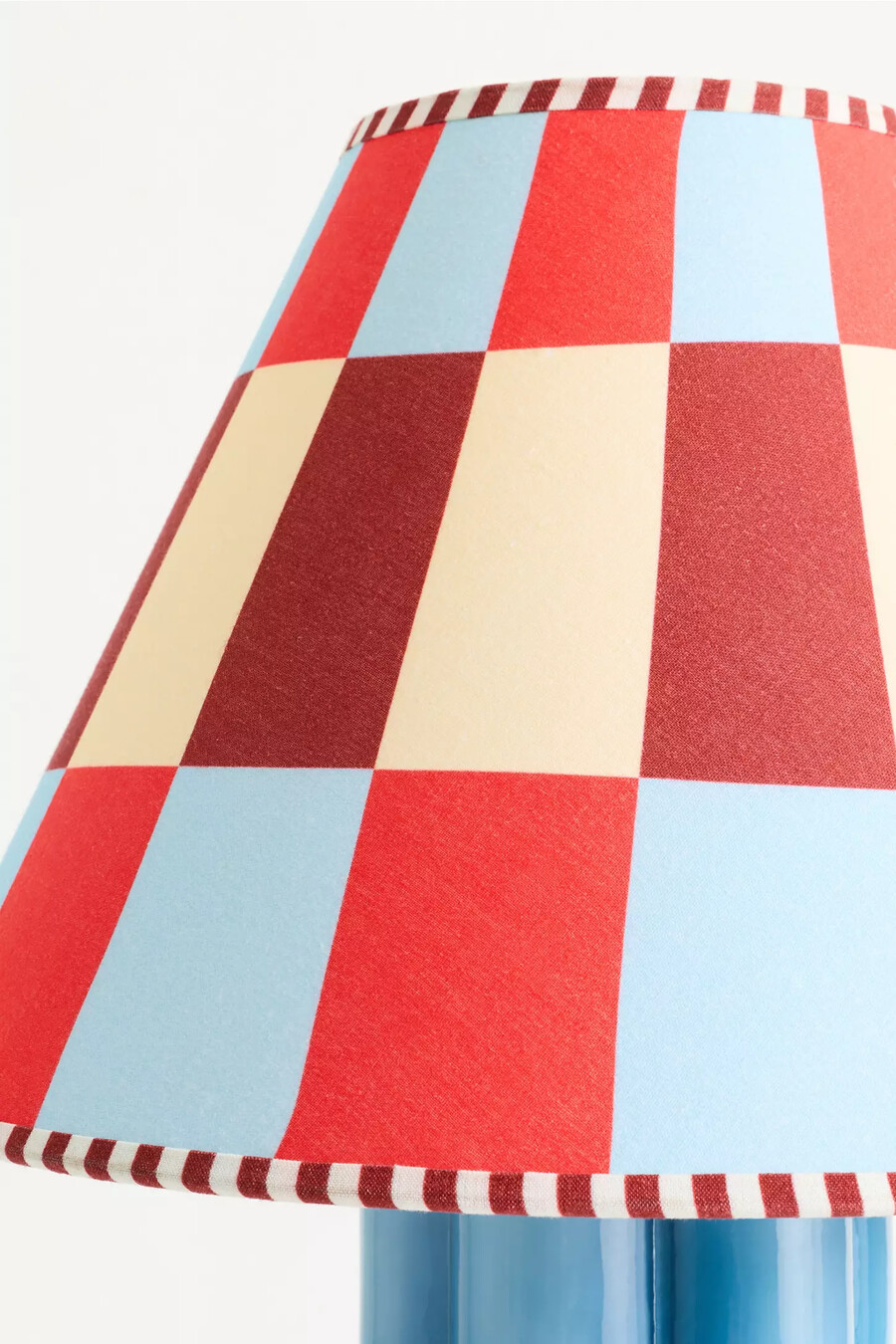 lampenschirm „empire mit geometrischem muster damson madder