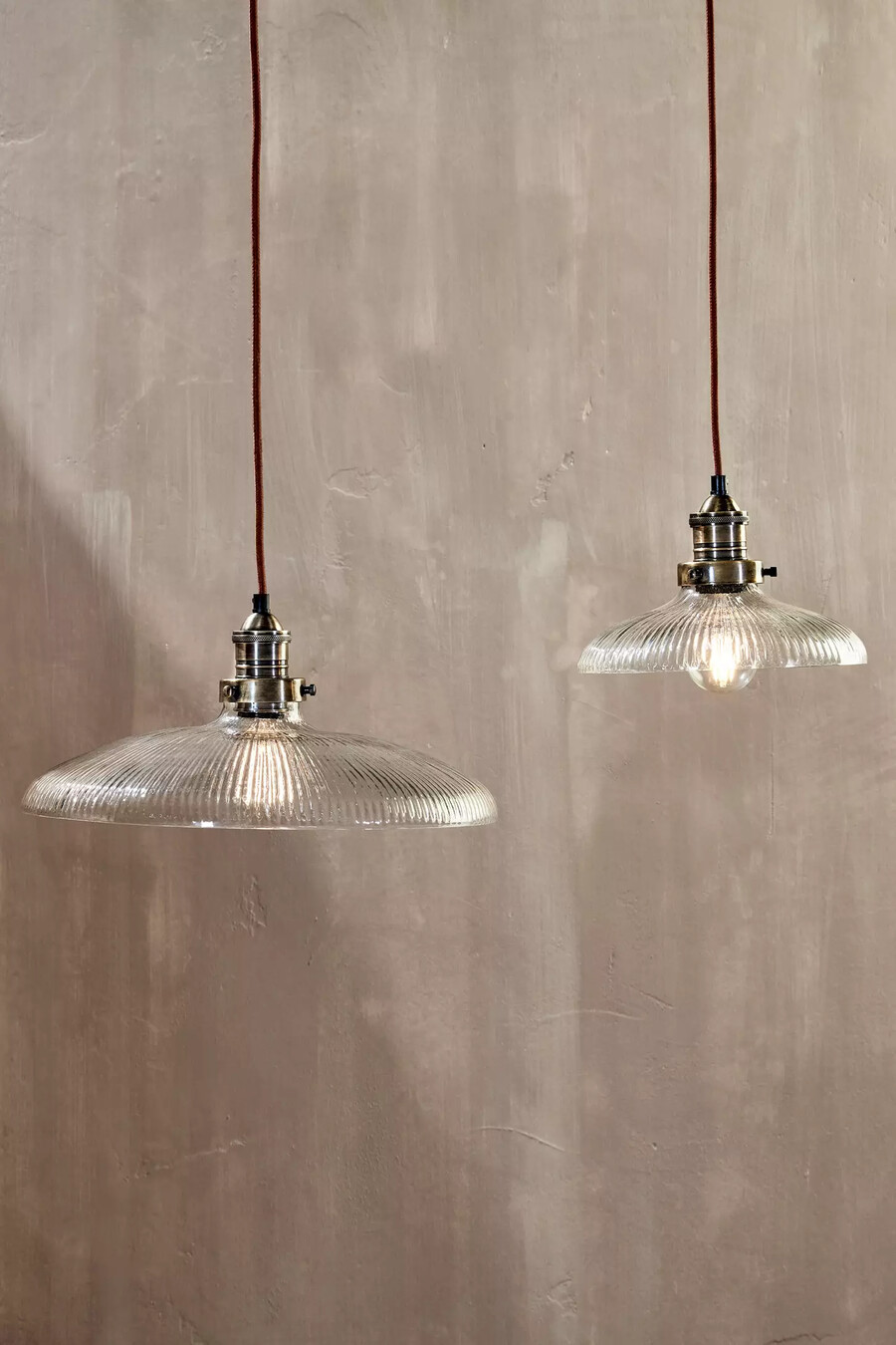 nkuku zowie deckenleuchte aus recyclingglas