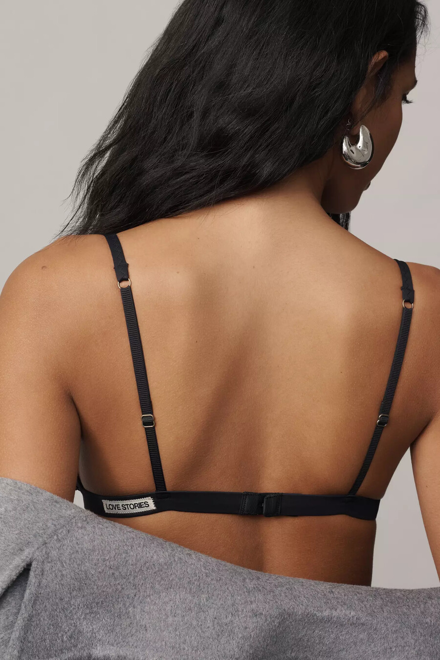 love stories uma pailletten-dreieck-bralette
