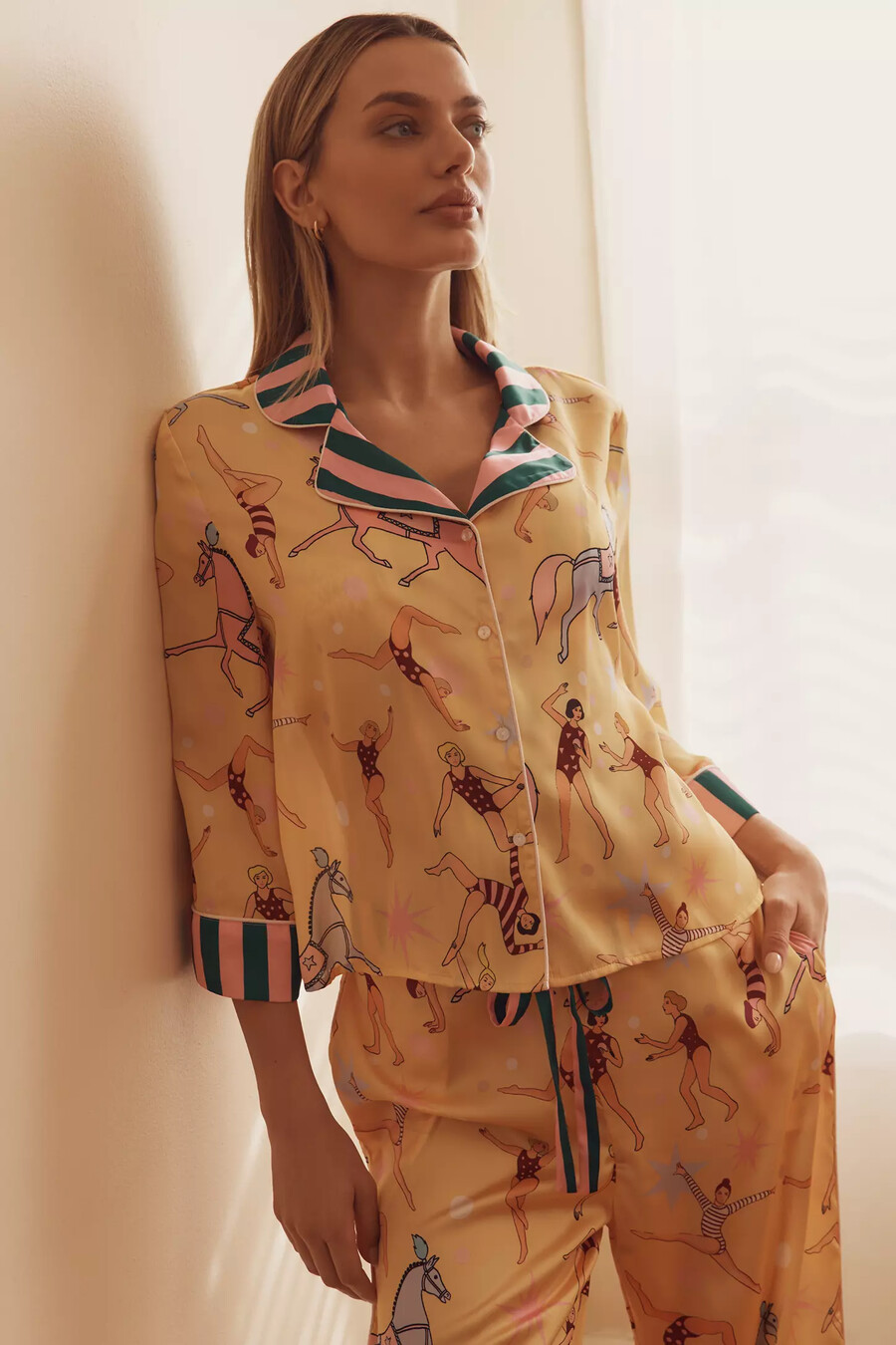 karen mabon swing-Ärmel carousel pyjama-set