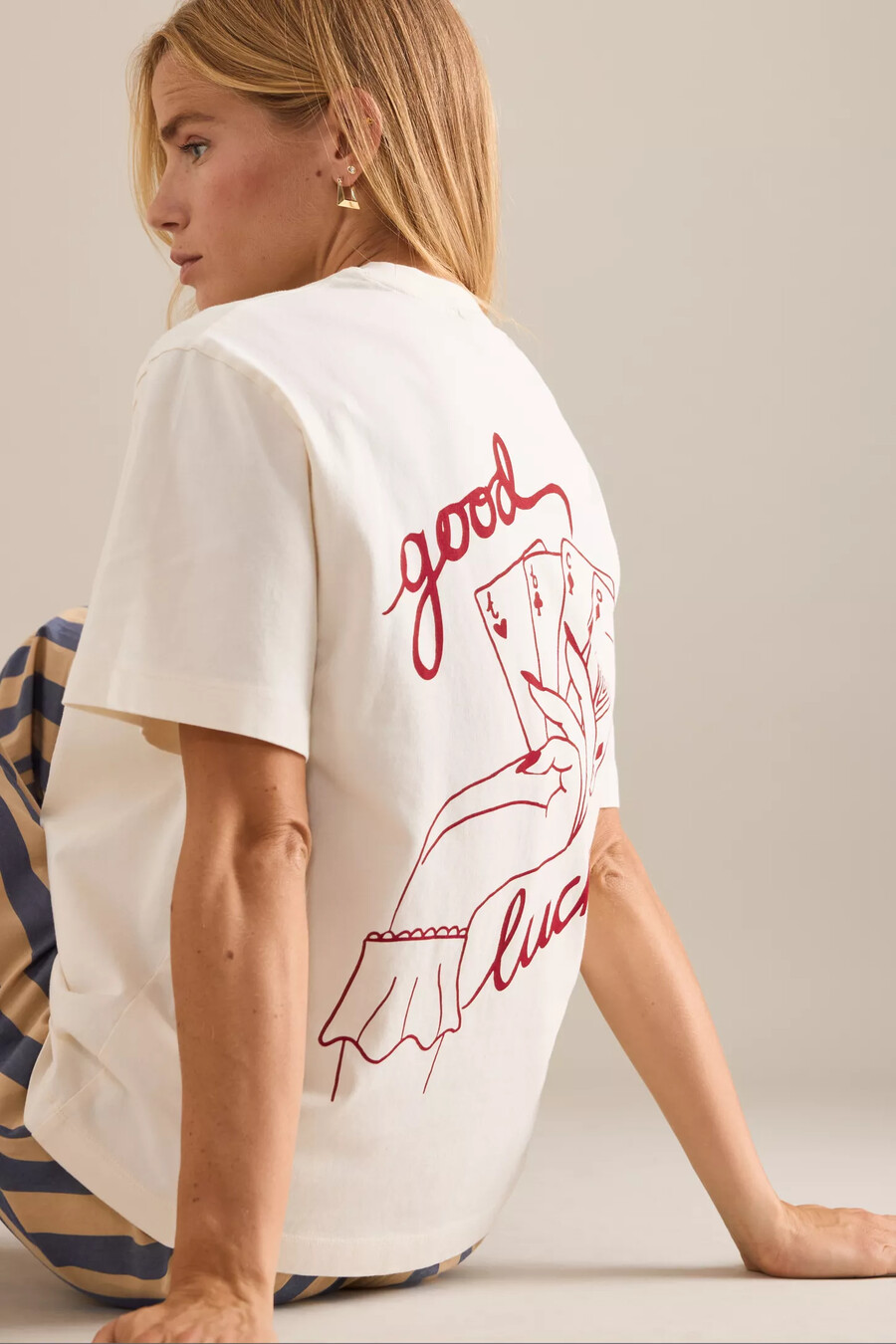 tbco good luck grafik-t-shirt
