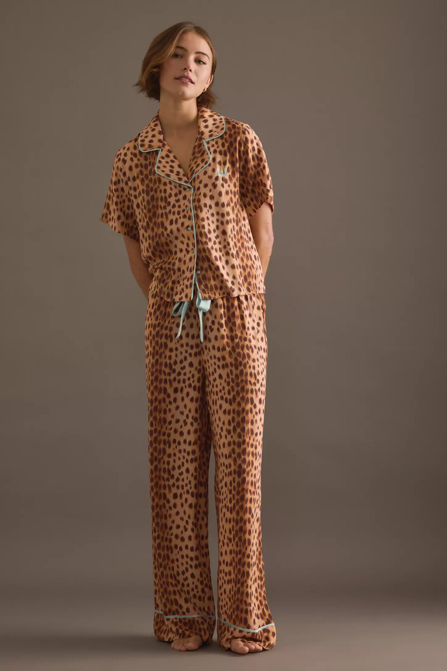 wild lovers lyra kurzarm-pyjamahemd