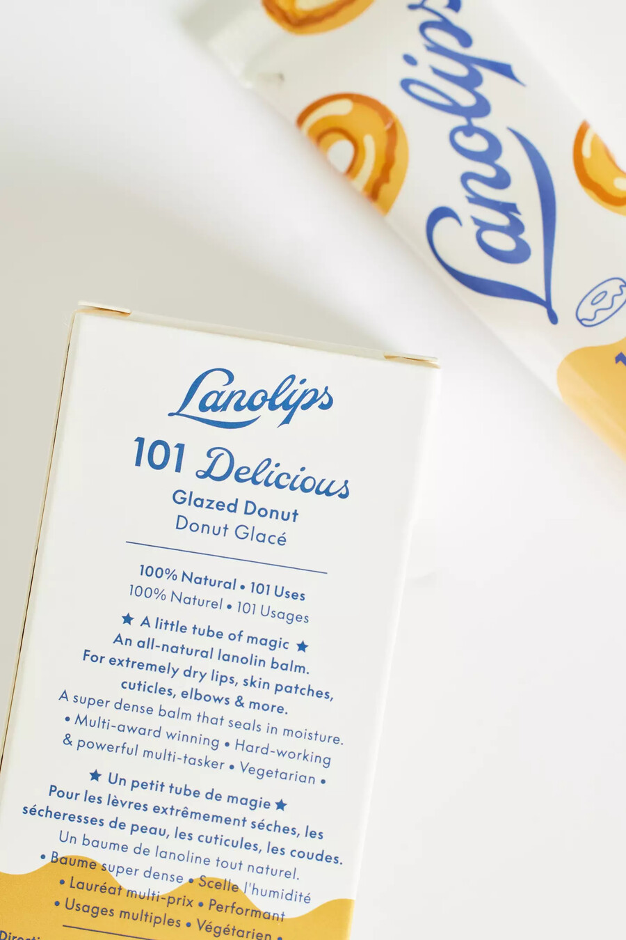 lanolips 101 salbe multi-balsam glasierter donut