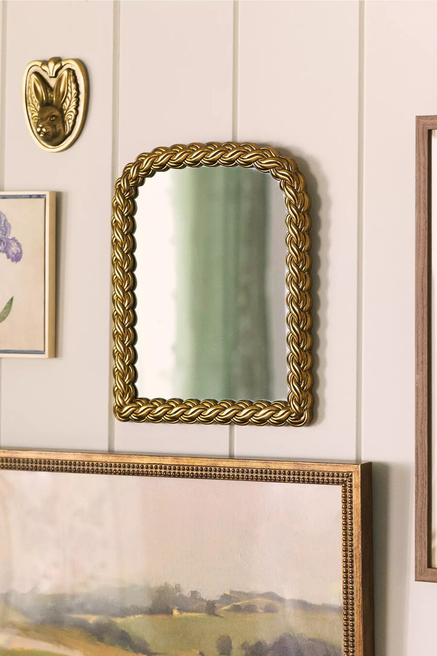 wren braided arch petite mirror