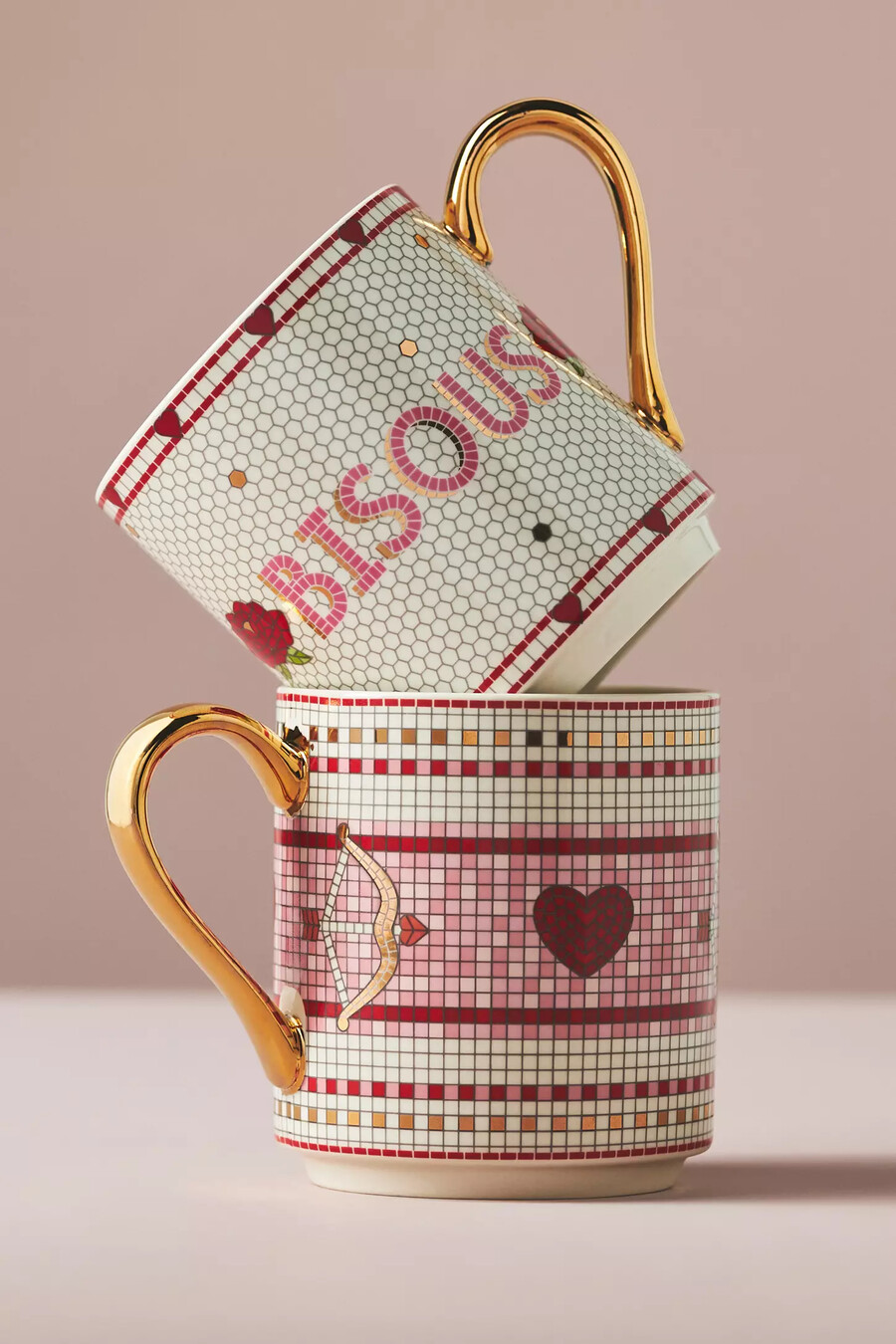 bistro tile steingutbecher love edition