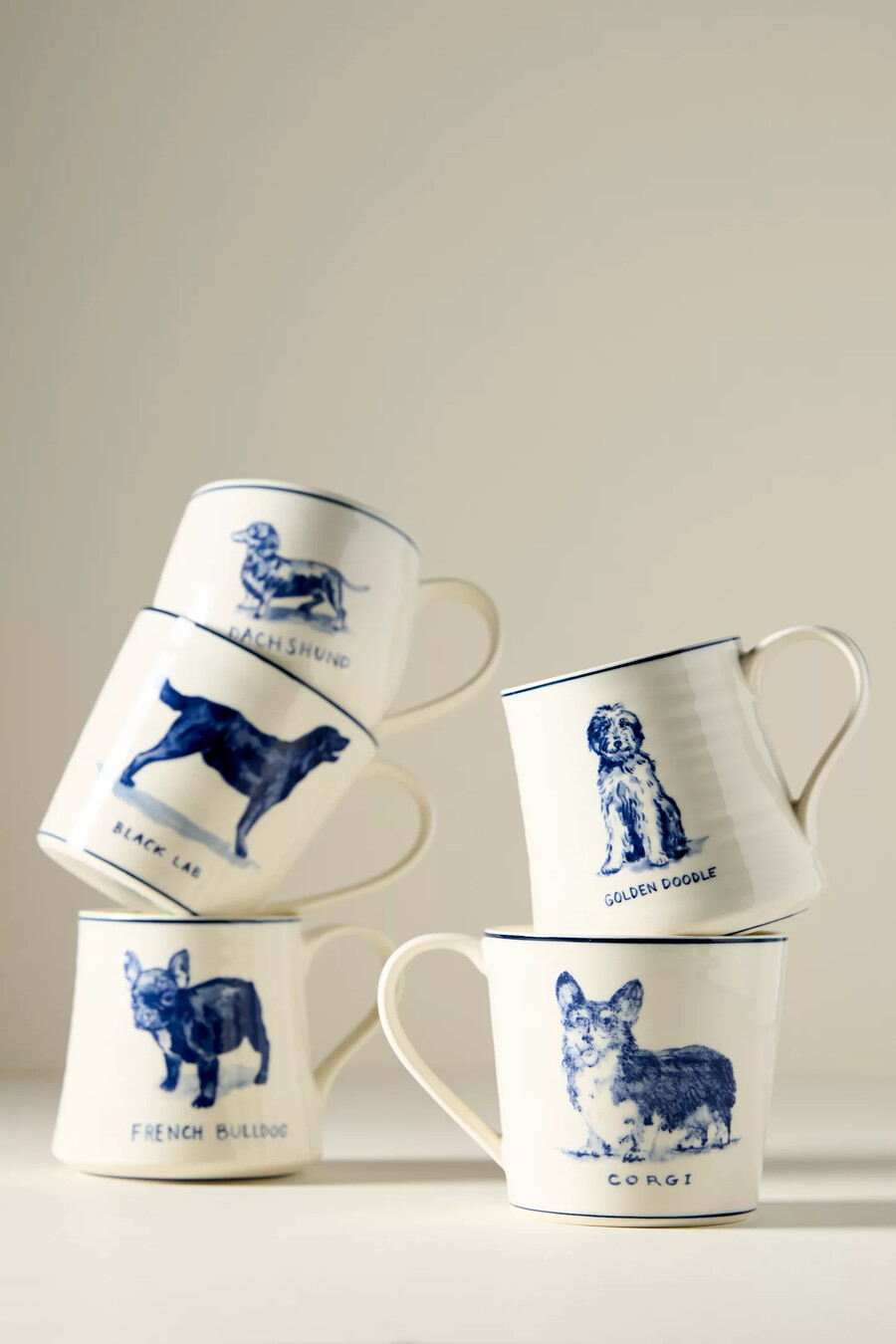 molly hatch steingut-hundebecher