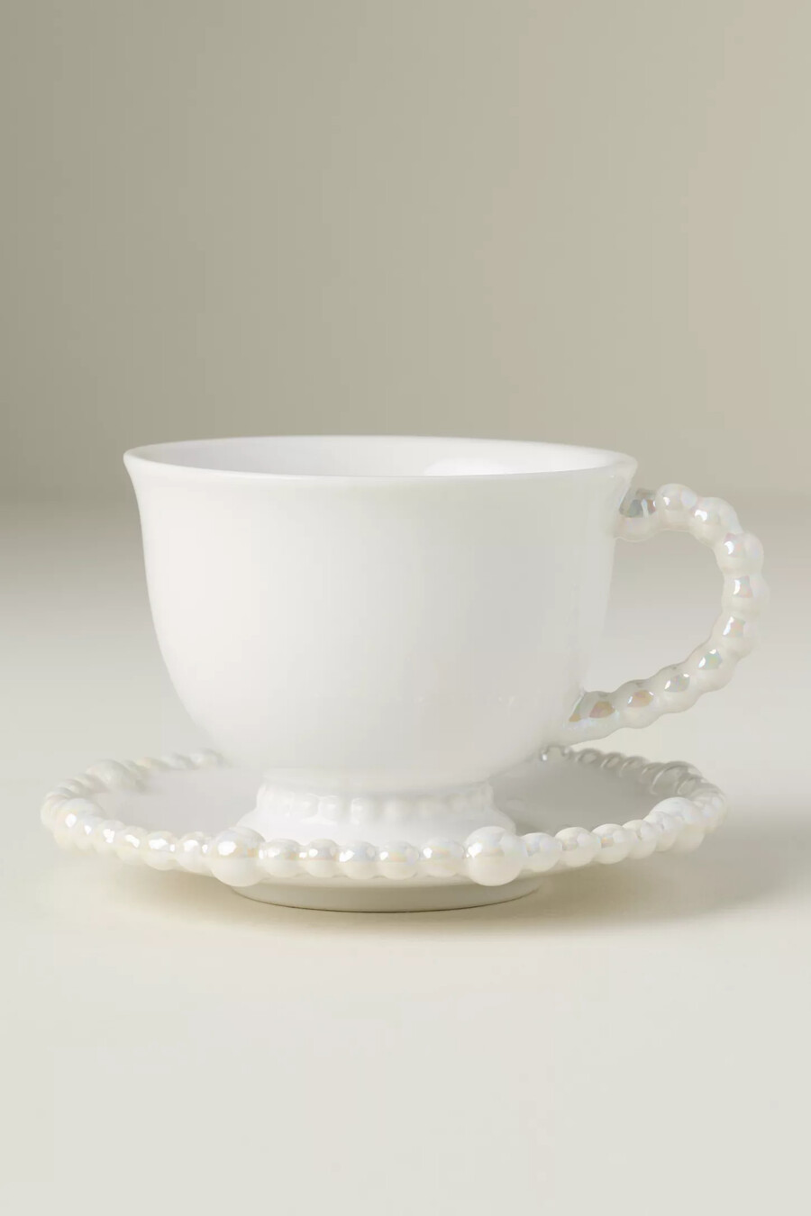 perla espressotasse und untertasse aus steingut