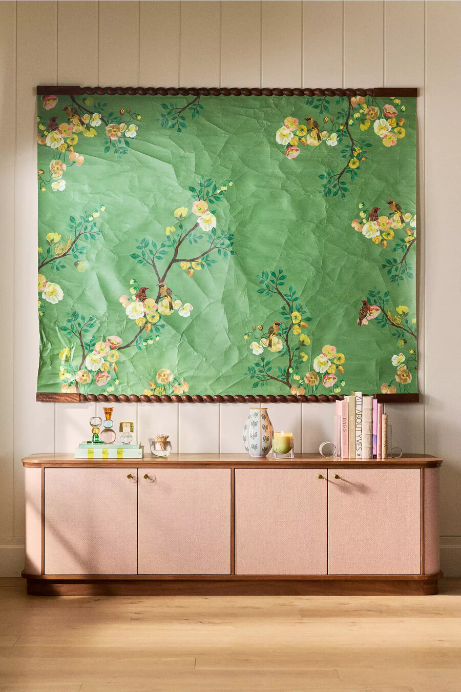 nathalie lete green floral paper tapestry
