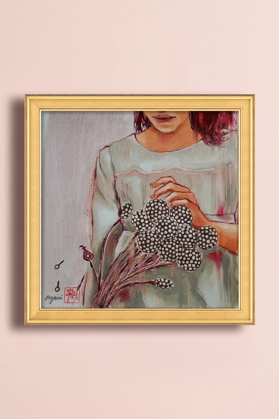 li ho raccolti per te wandkunst