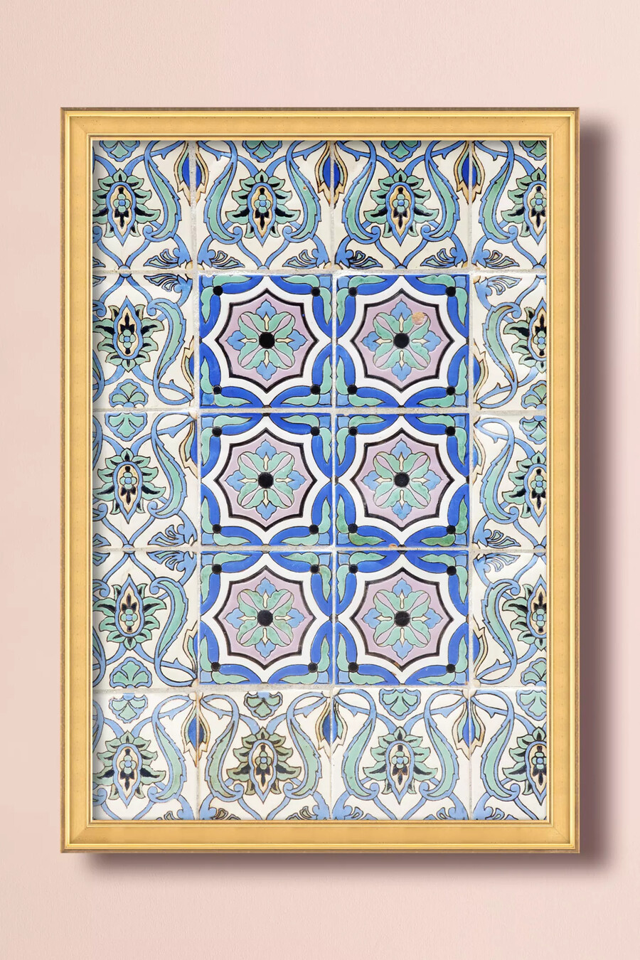 wandkunst im kalifornischen bohème-stil