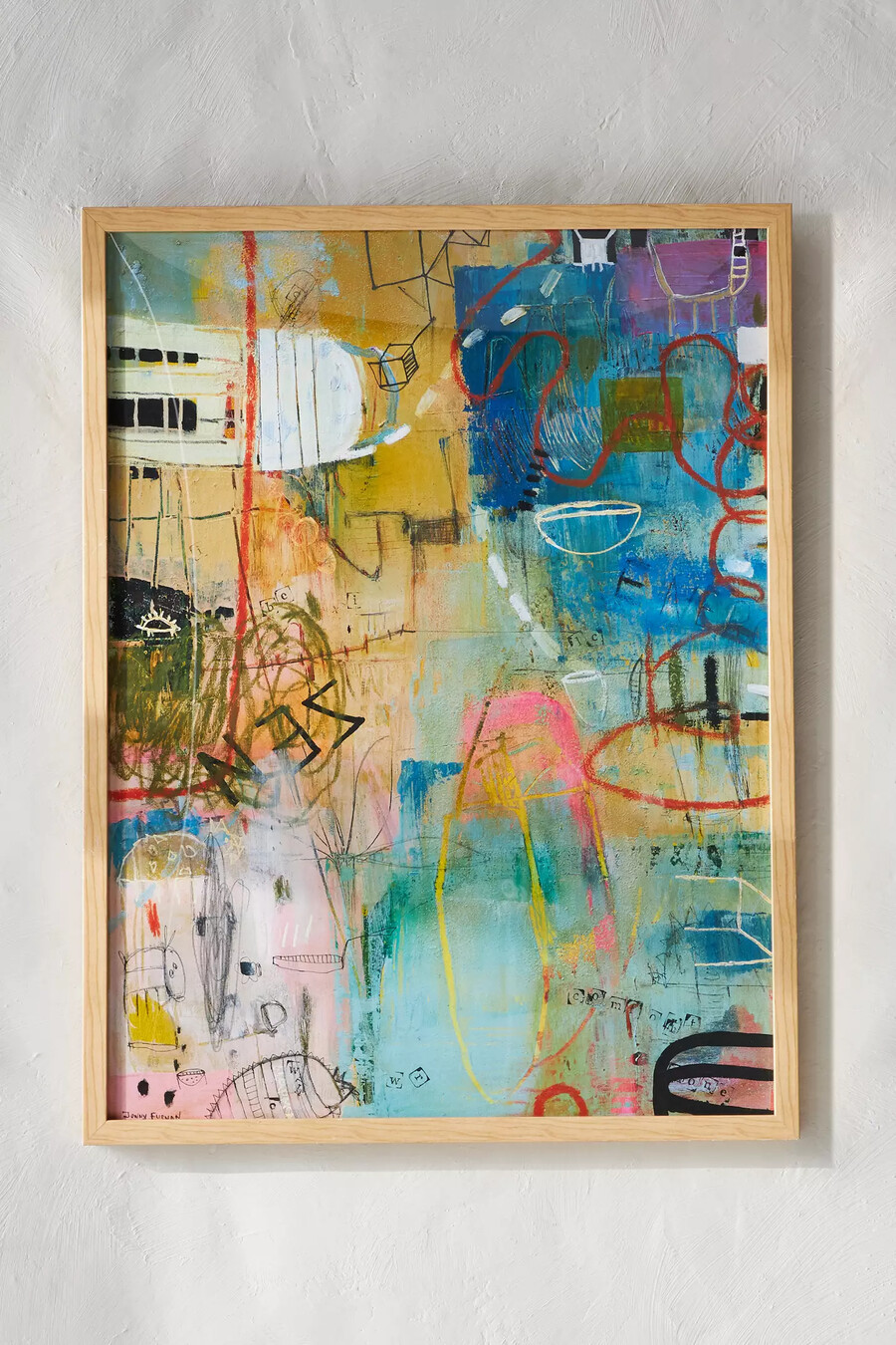 wandbild „alles was ich dachte