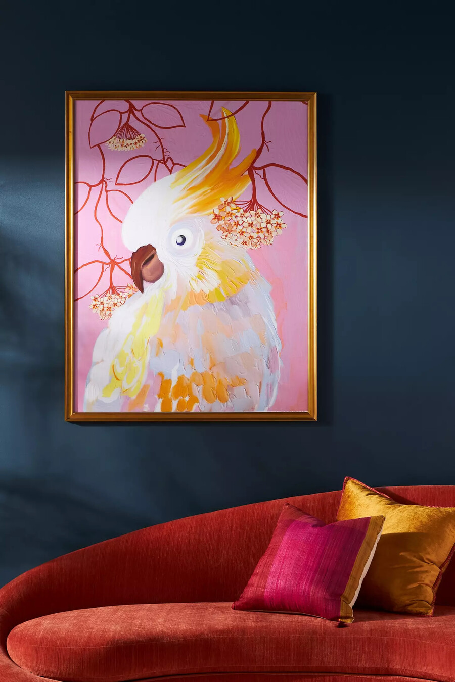 wandbild mit australischem kakadu