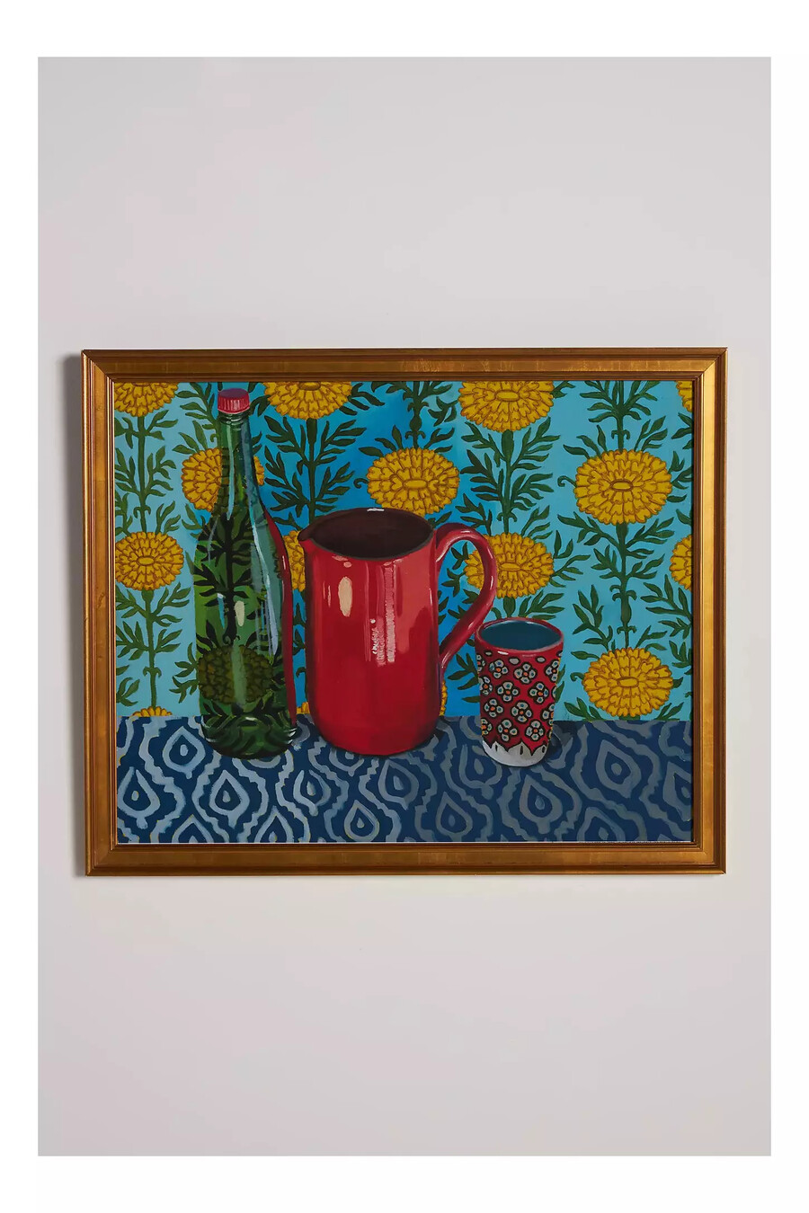 fröhliche frühlings-wandkunst