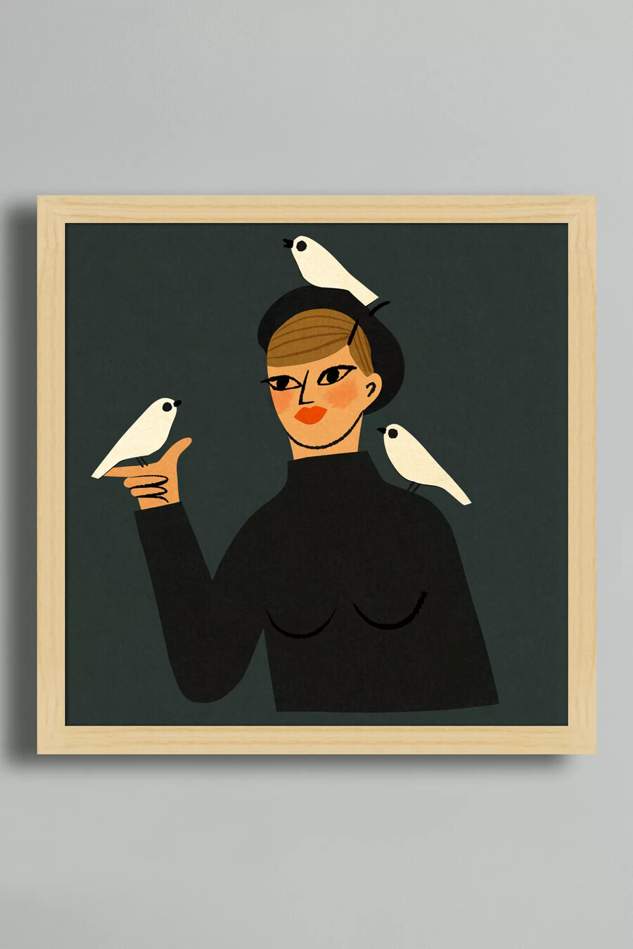les oiseaux von clare owen wandkunst