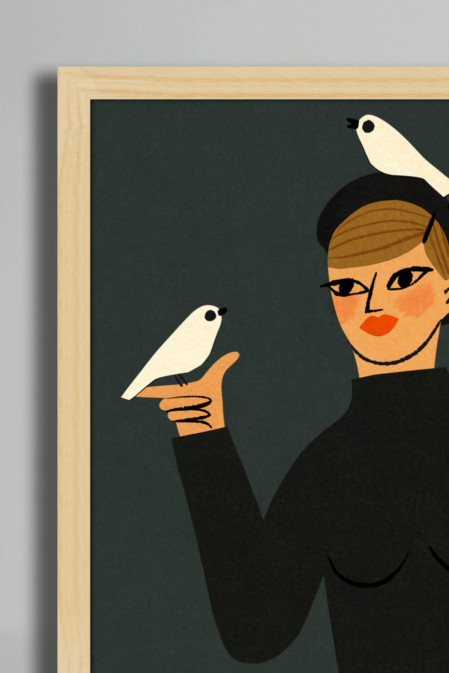 les oiseaux von clare owen wandkunst