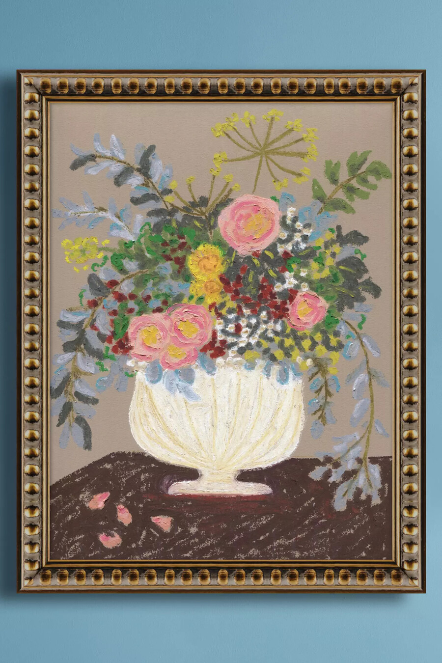 wandbild „rosa blütenblätter von rosie harbottle