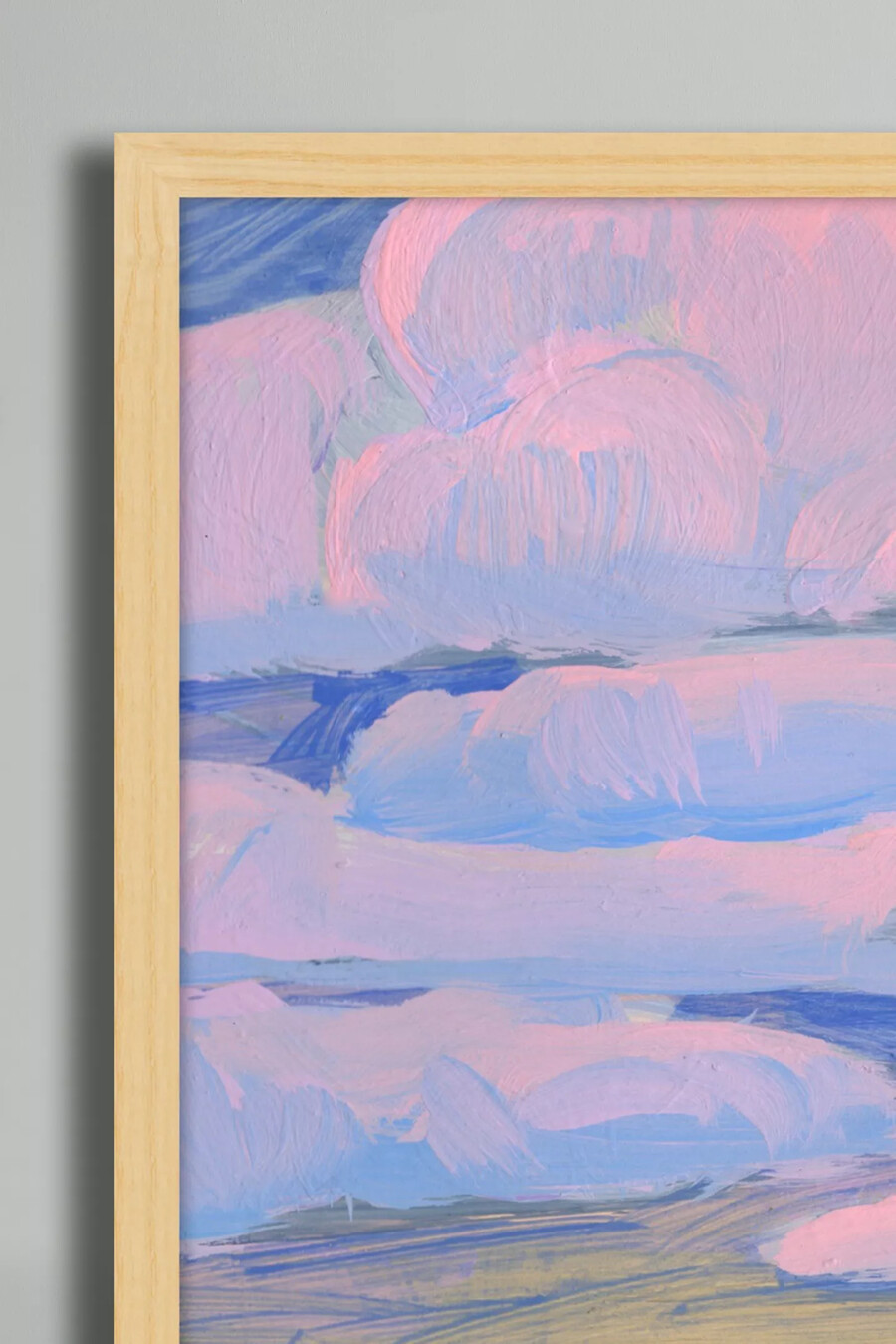 pinkfarbener sonnenuntergang in texas von eleanor baker – wandkunst