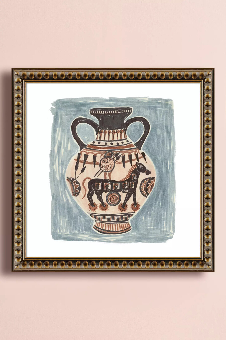trojanisches pferd von jen lindup wandkunst