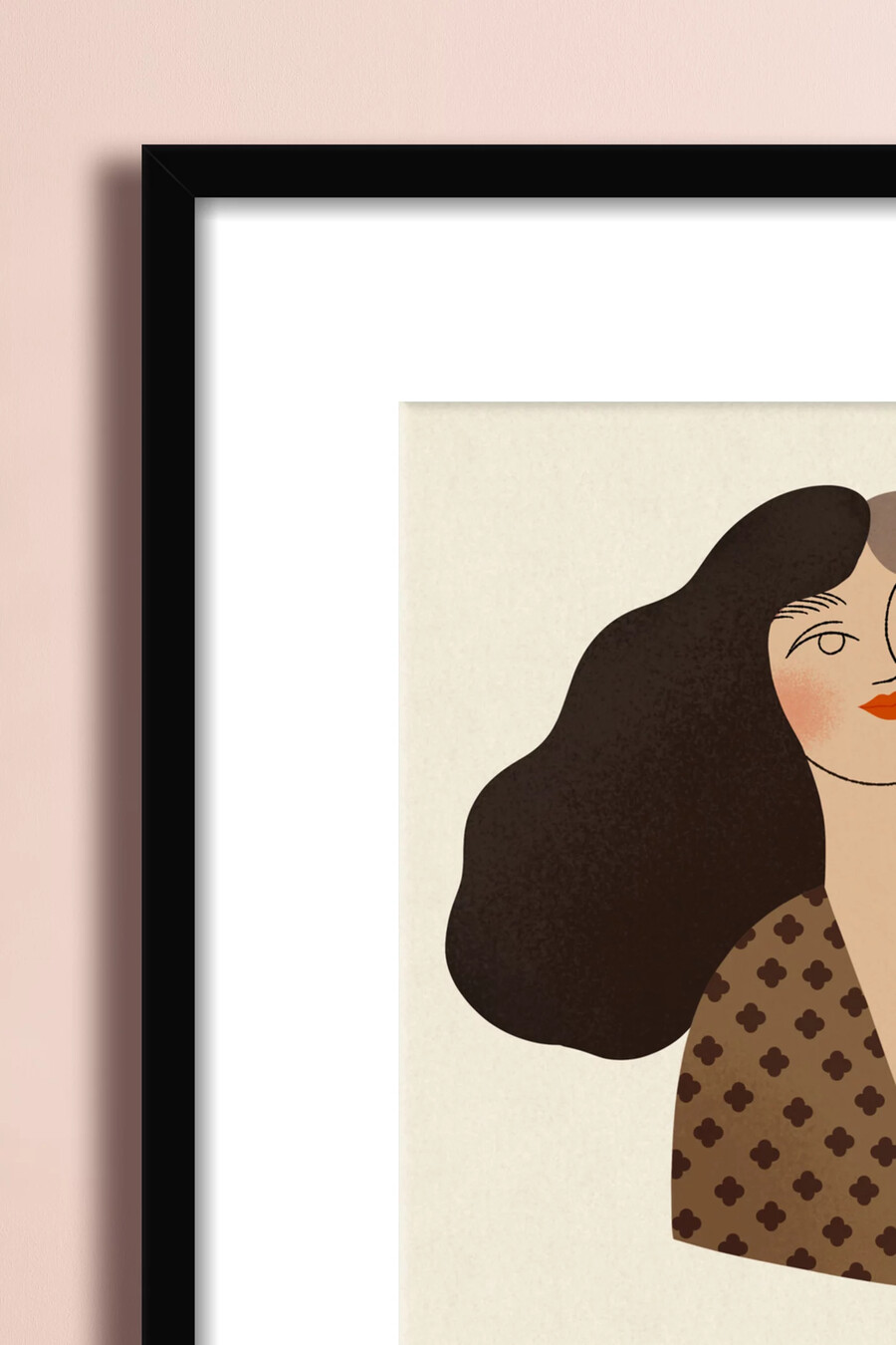 wandbild „schöne haare von clare owen