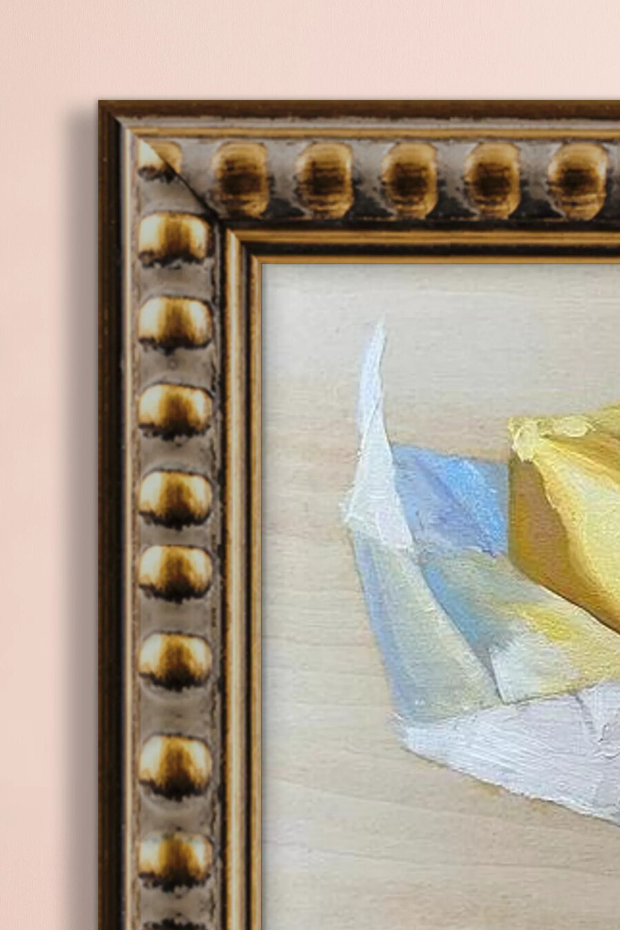 alles ist besser mit butter – gerahmtes wandbild