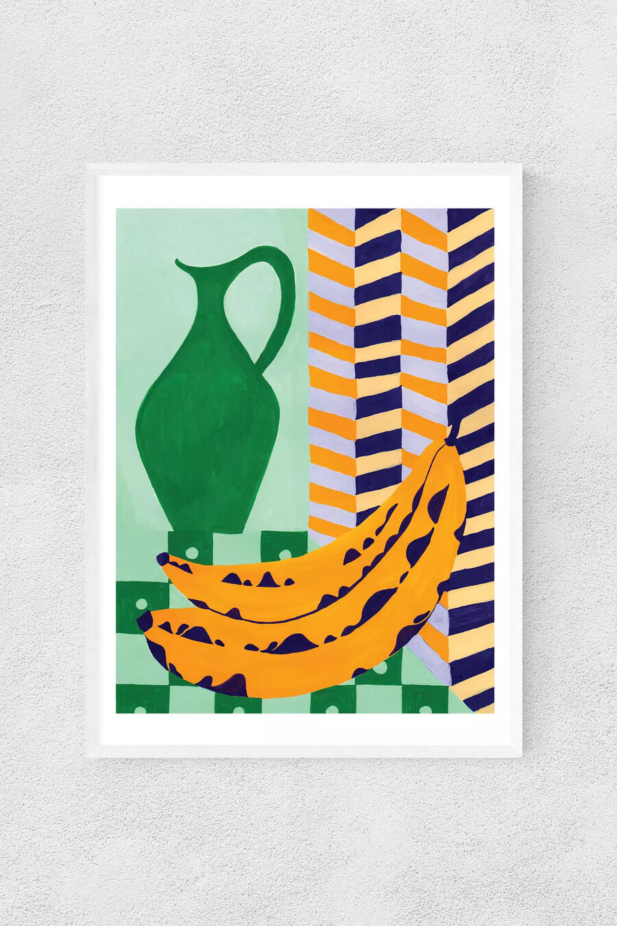 wandbild „bananensplit