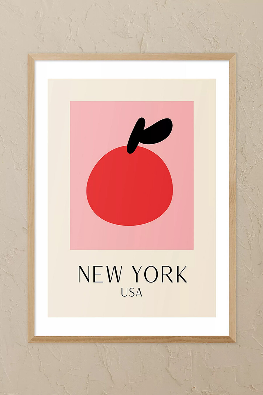 east end prints new york eichenrahmen-wandbild