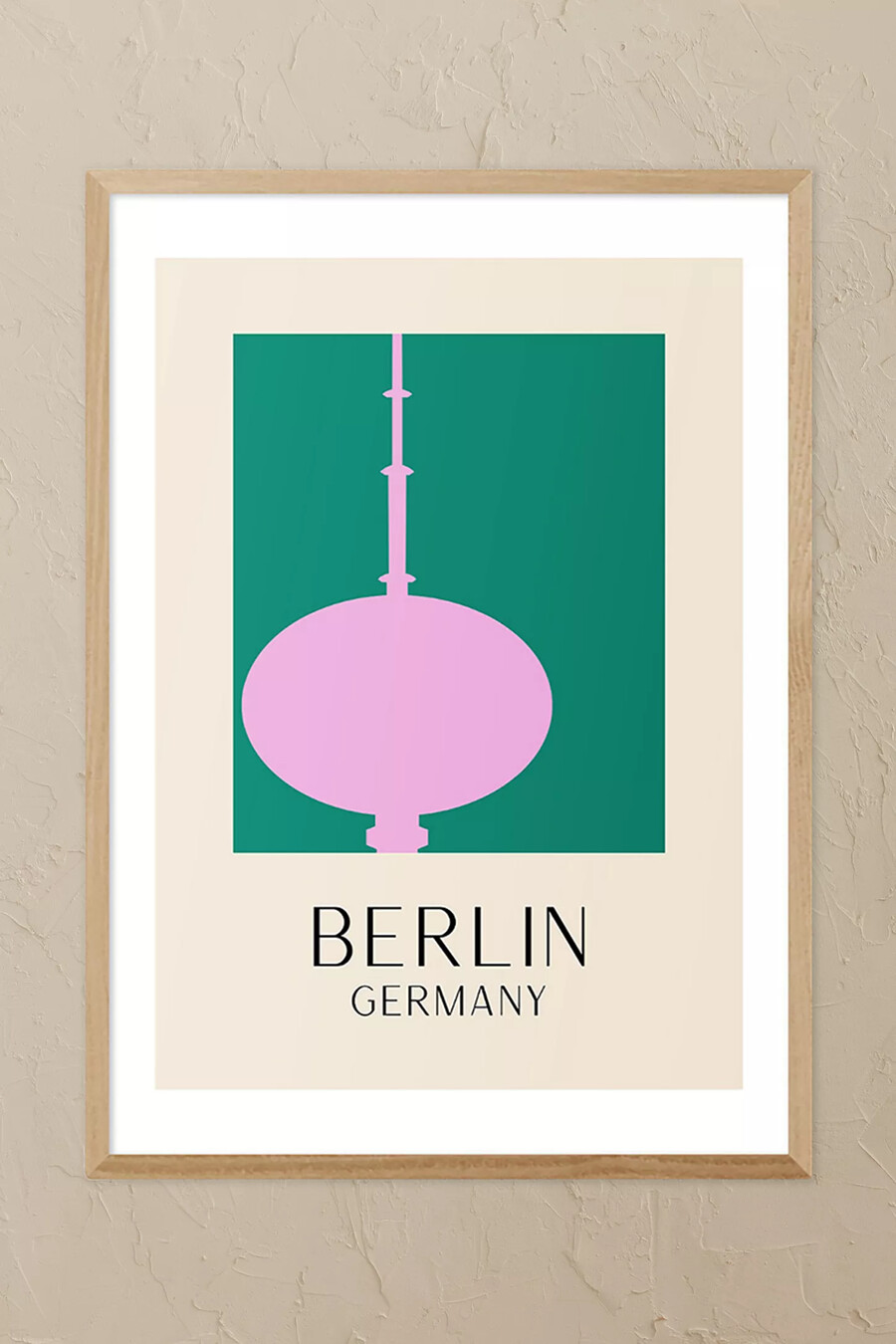 east end prints berlin eichenrahmen-wandbild