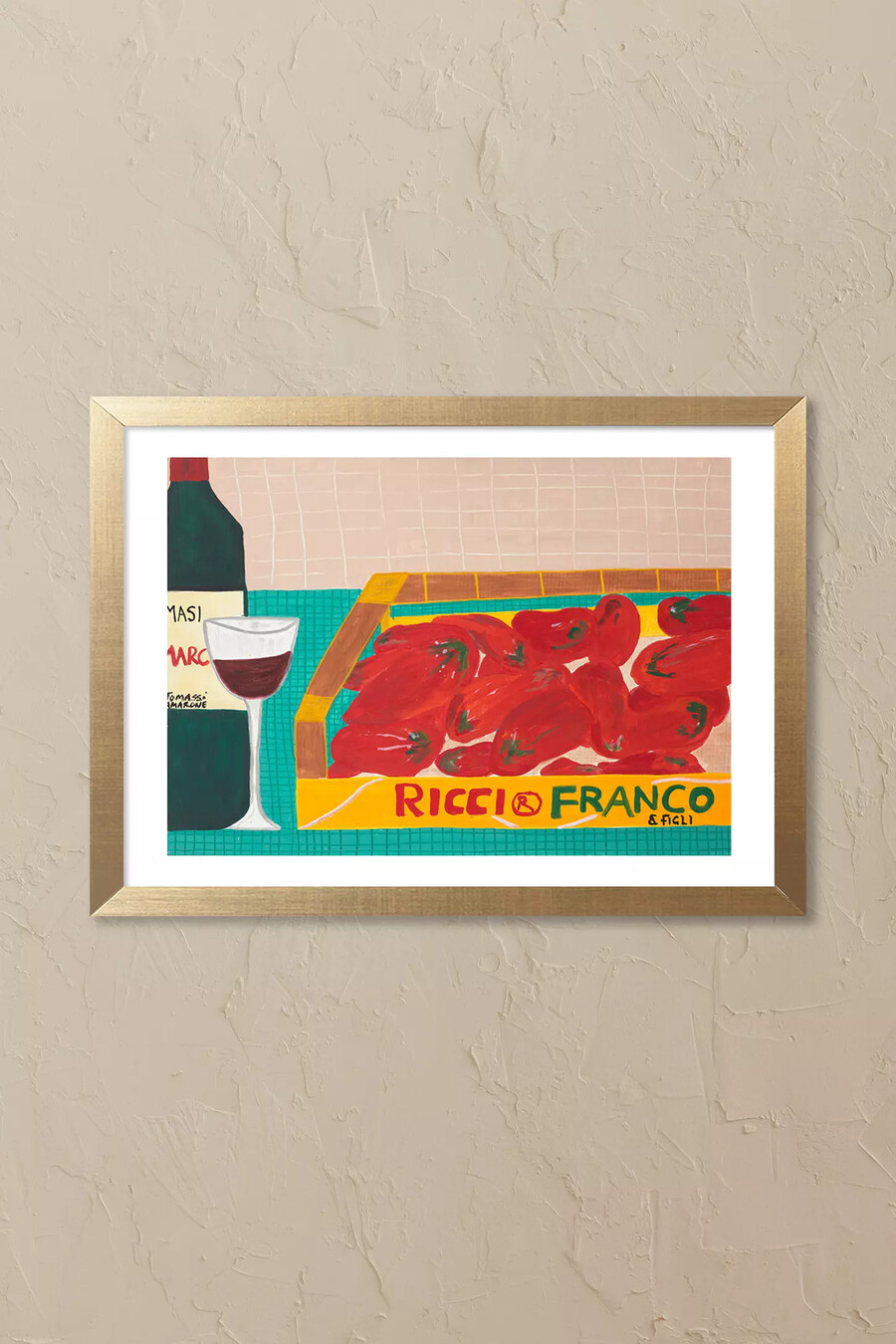 east end prints pomodoro wandkunstdruck