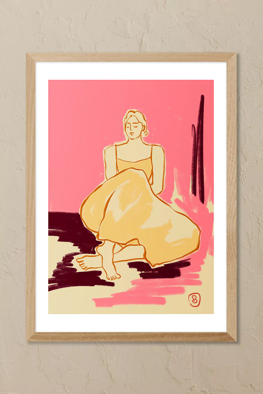 east end prints pink dream gerahmte wandkunst