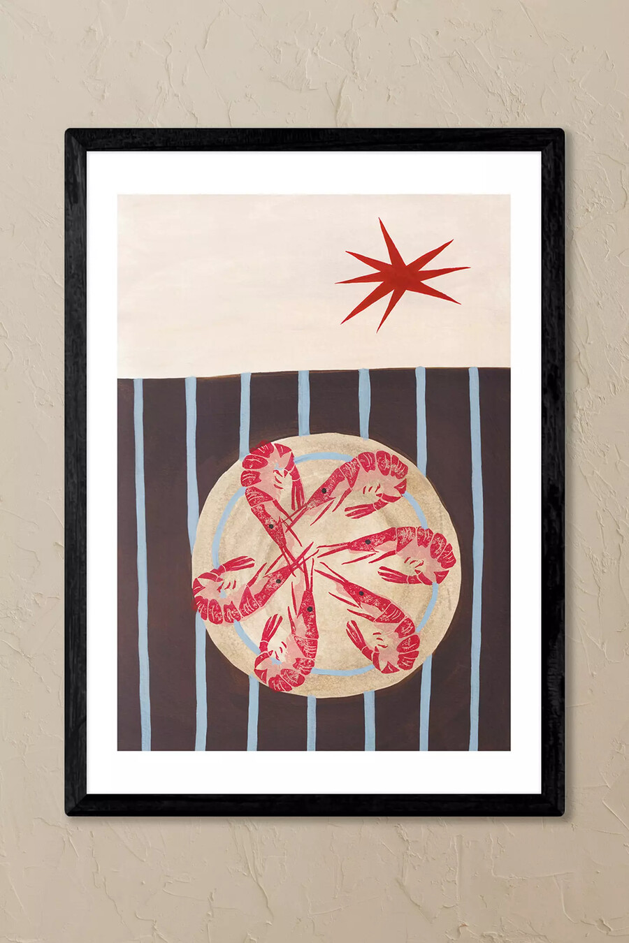 east end prints scharfe gambas gerahmter kunstdruck