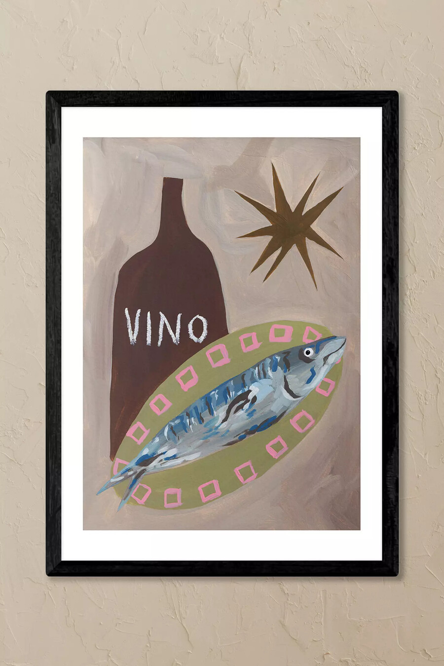 east end prints fischgericht gerahmtes wandbild