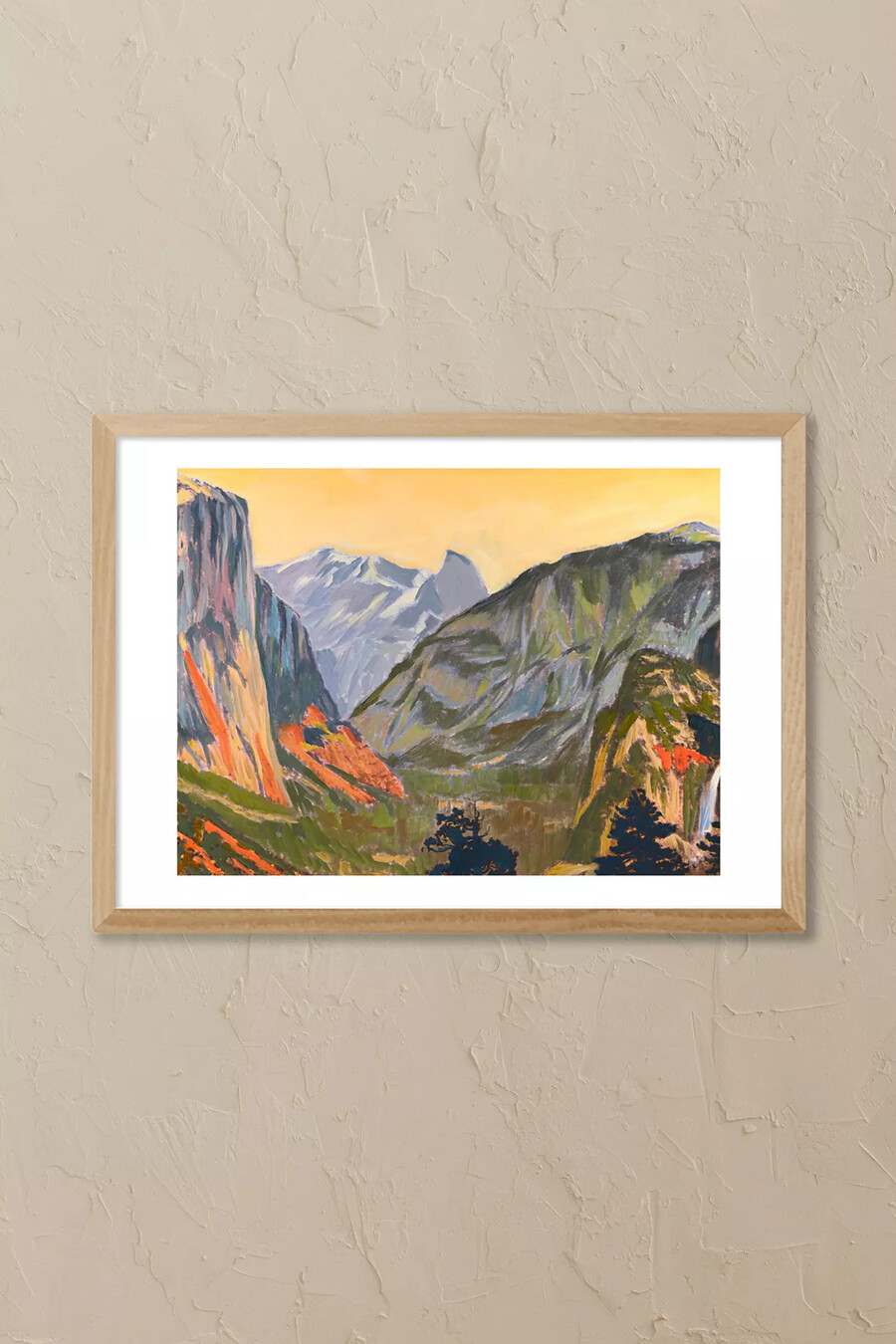 east end prints golden mountain pass – gerahmtes wandbild