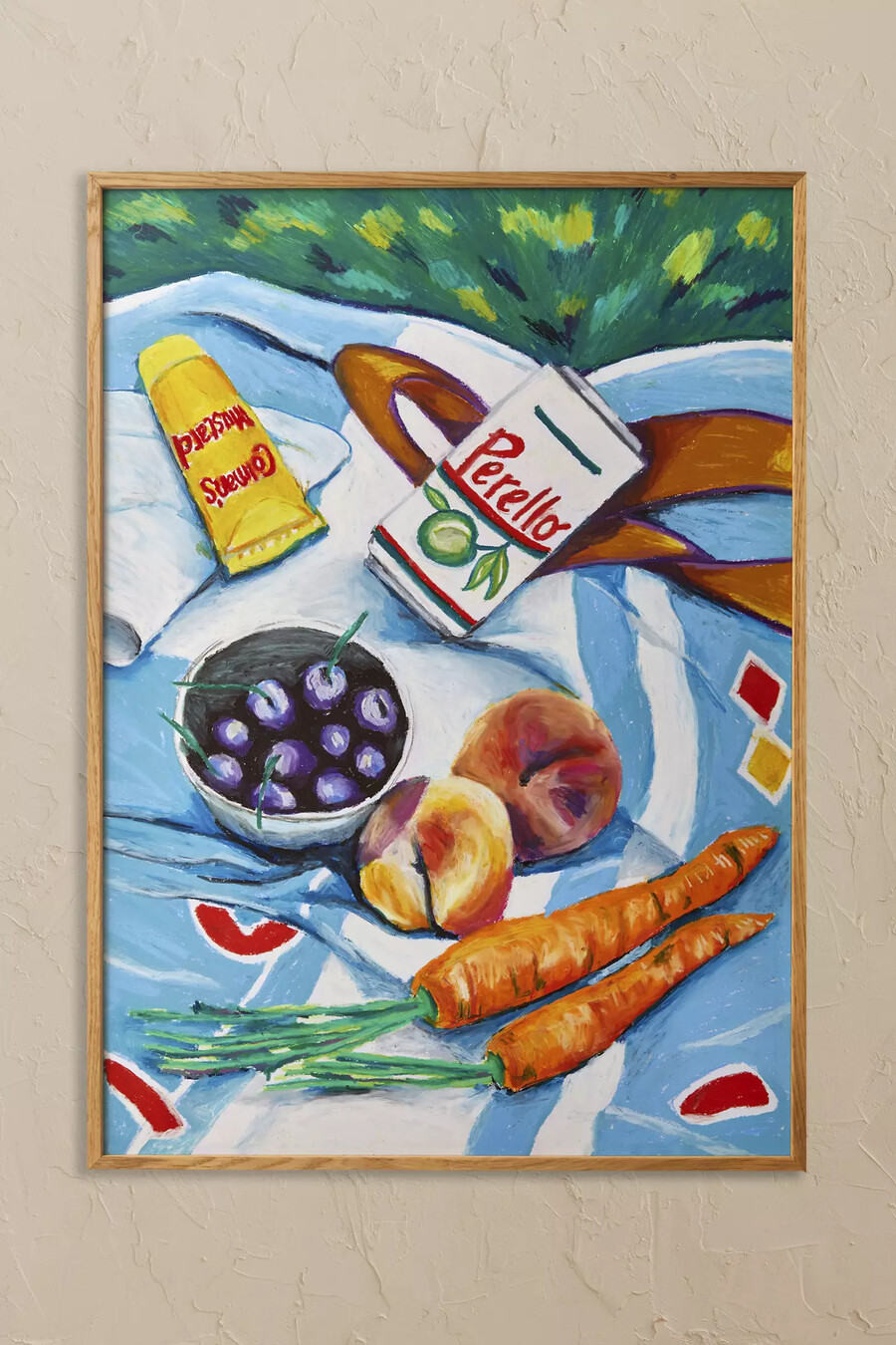 das picknick von adee ardon gerahmtes wandbild