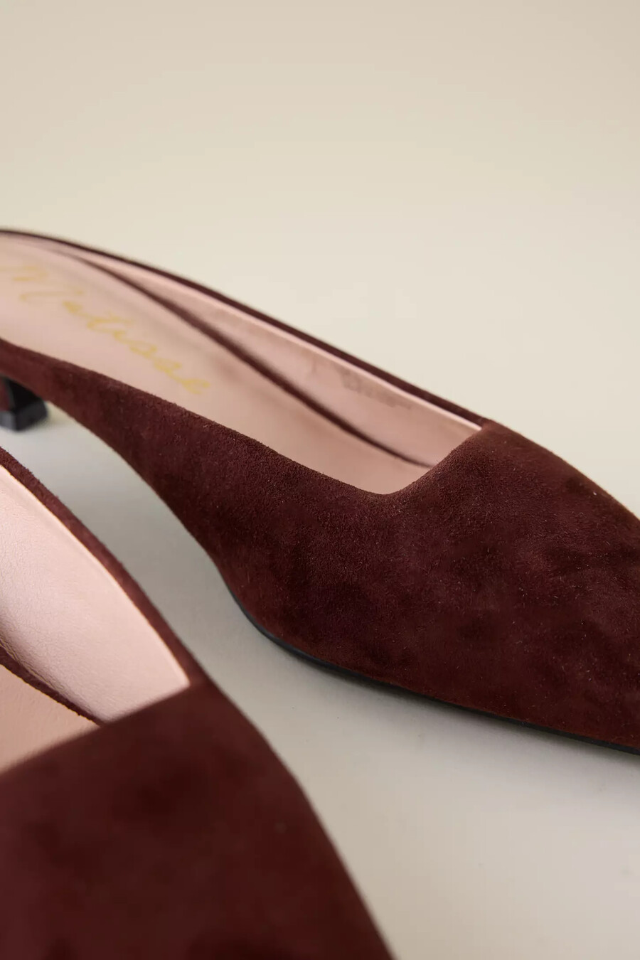matisse elegante kitten heel mules