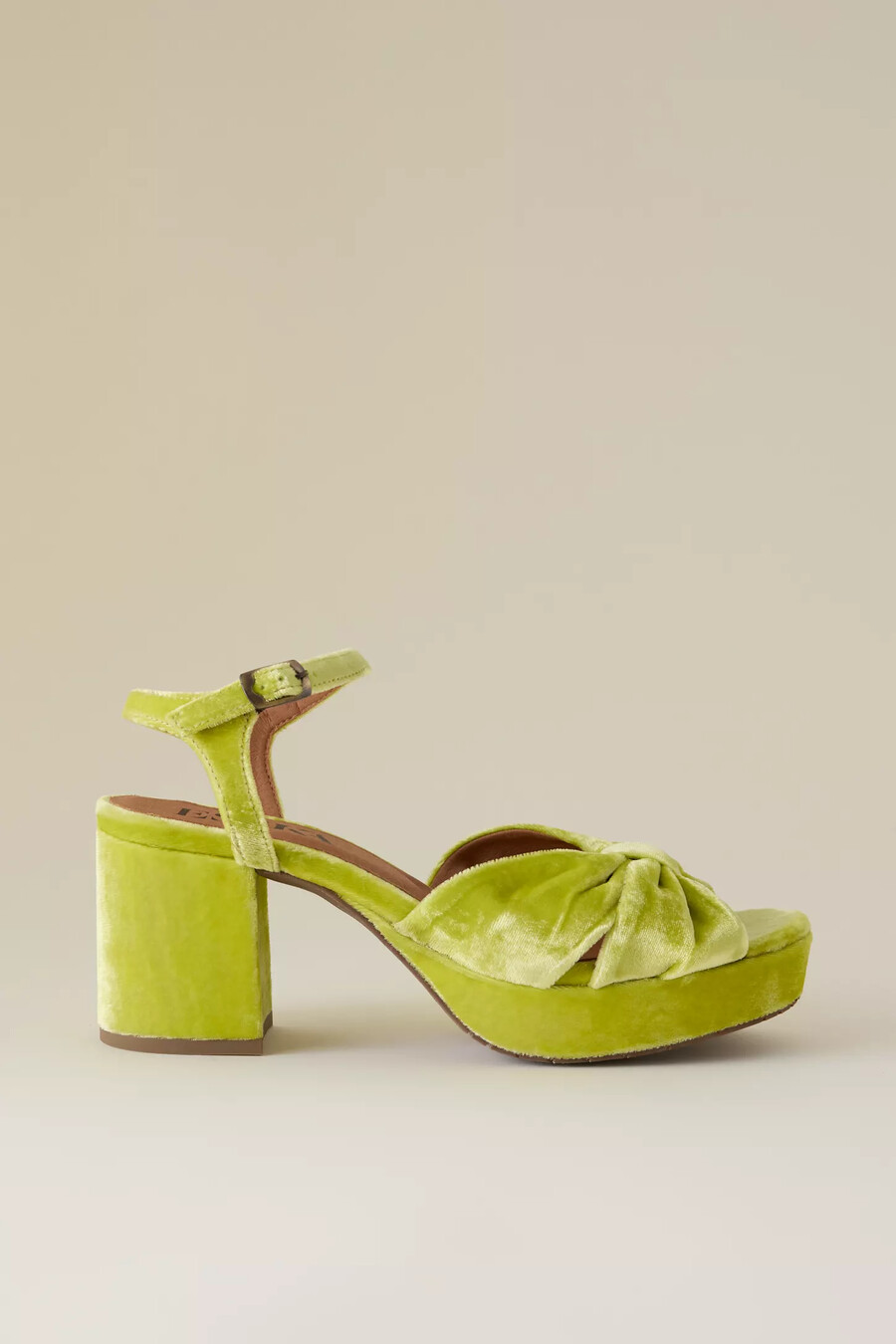 esska chilli velvet plateau-heels