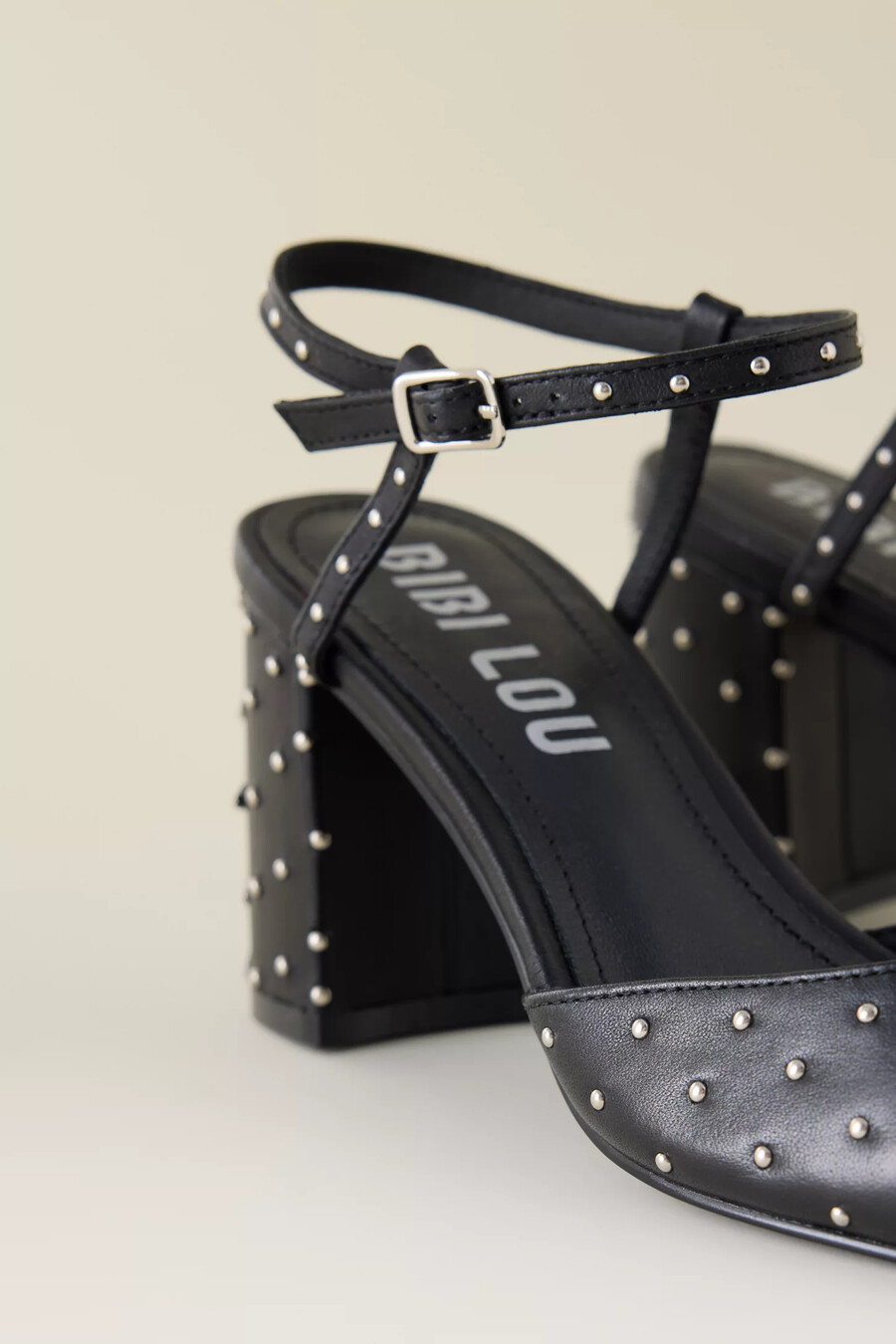 bibi lou emily studded heels
