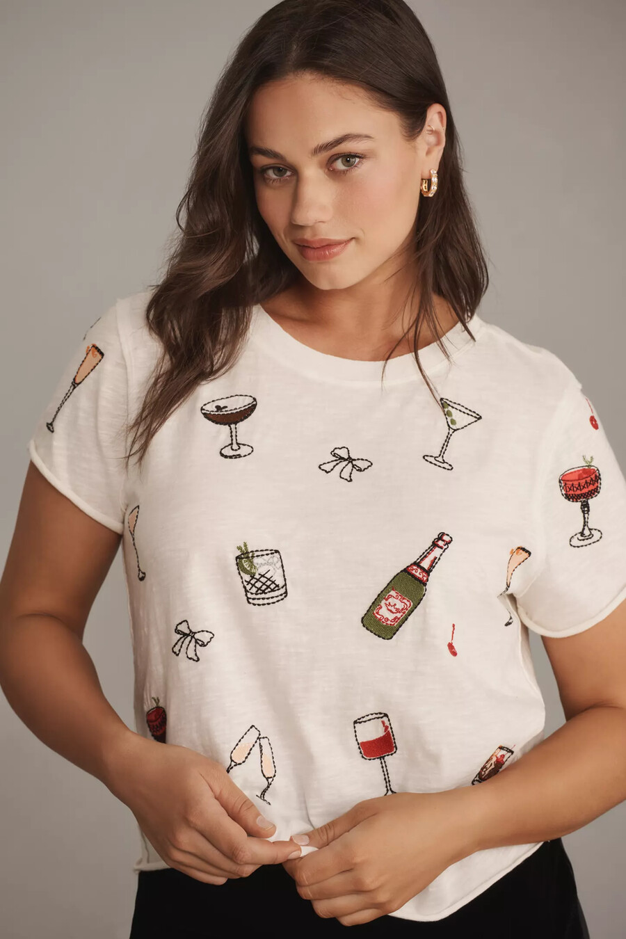 das caitlin boxy t-shirt von maeve stickerei-edition