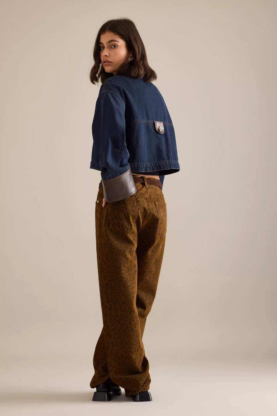 pilcro jeansjacke mit bündchen