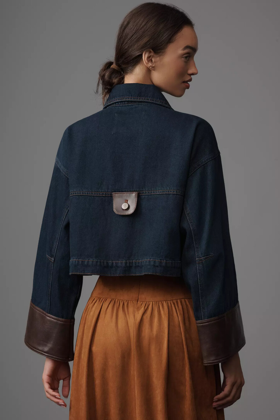 pilcro jeansjacke mit bündchen