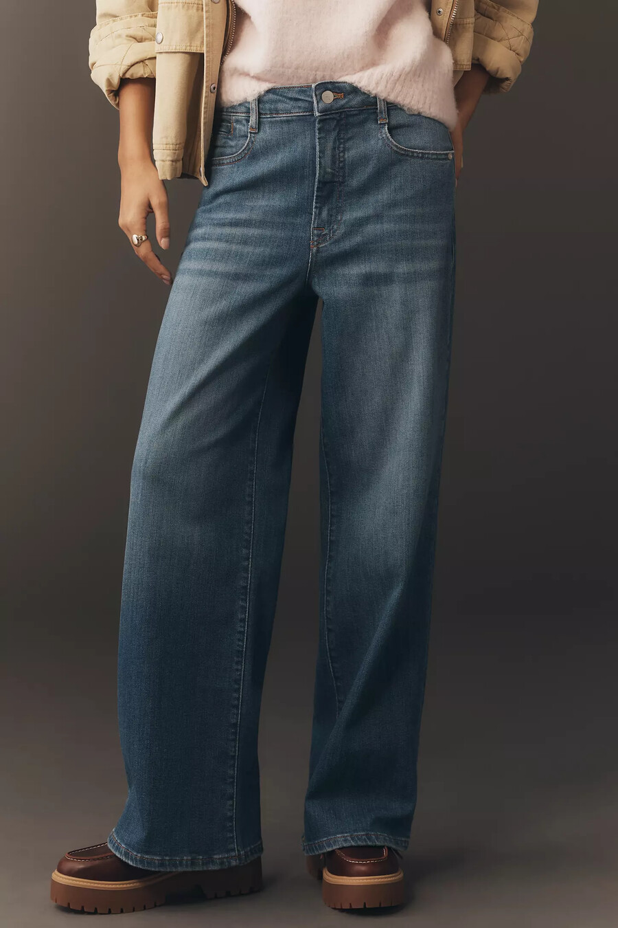anthropologie sadie high-rise wide-leg jeans
